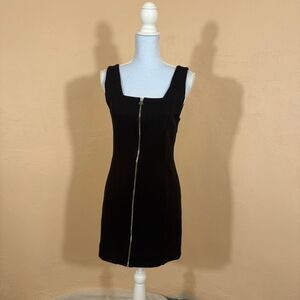T Alexander Wang Zip-Front Ponte Mini Dress Size M